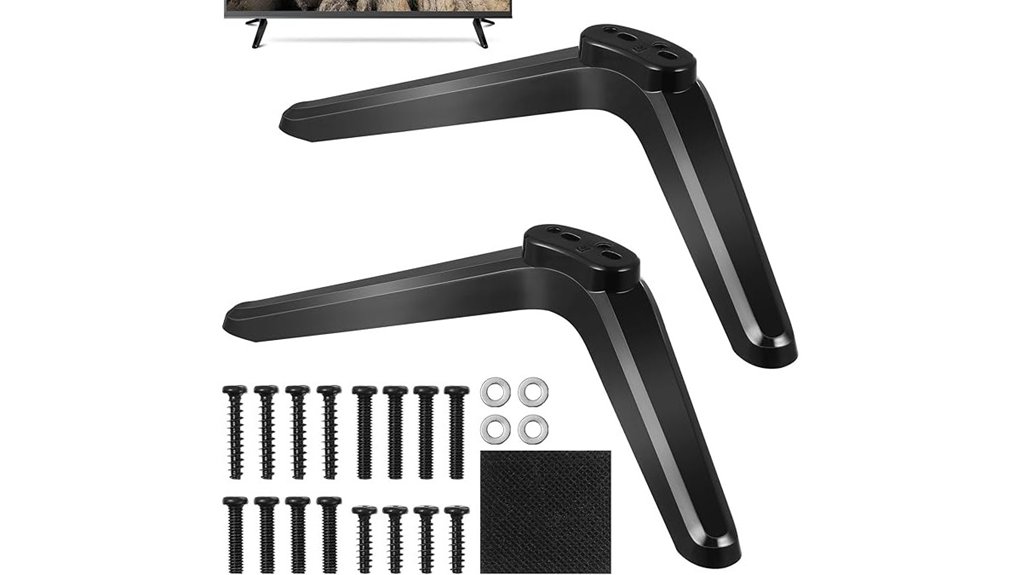 universal tv stand legs