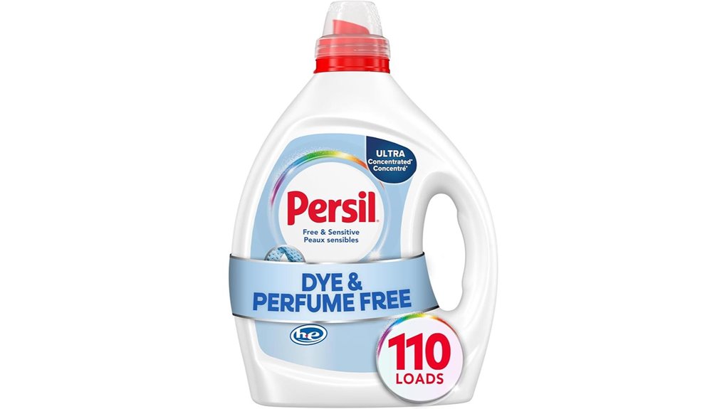 unscented gentle laundry detergent