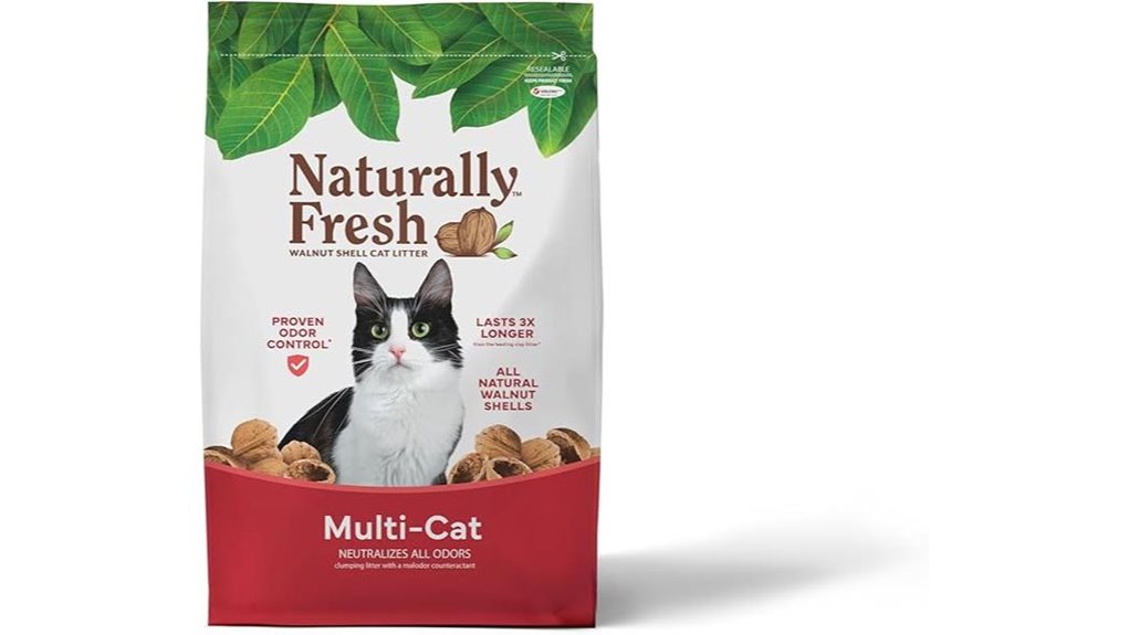 unscented natural walnut shell litter