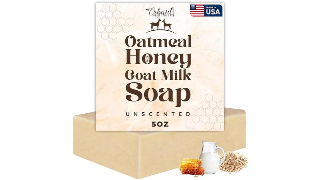 unscented oat honey goat milk
