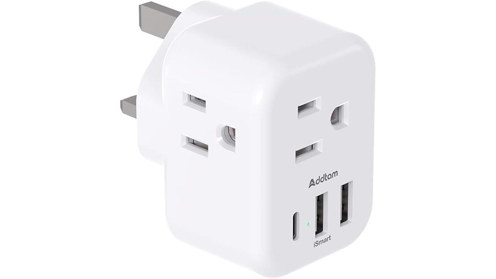 us to uk ireland type g usb c adapter