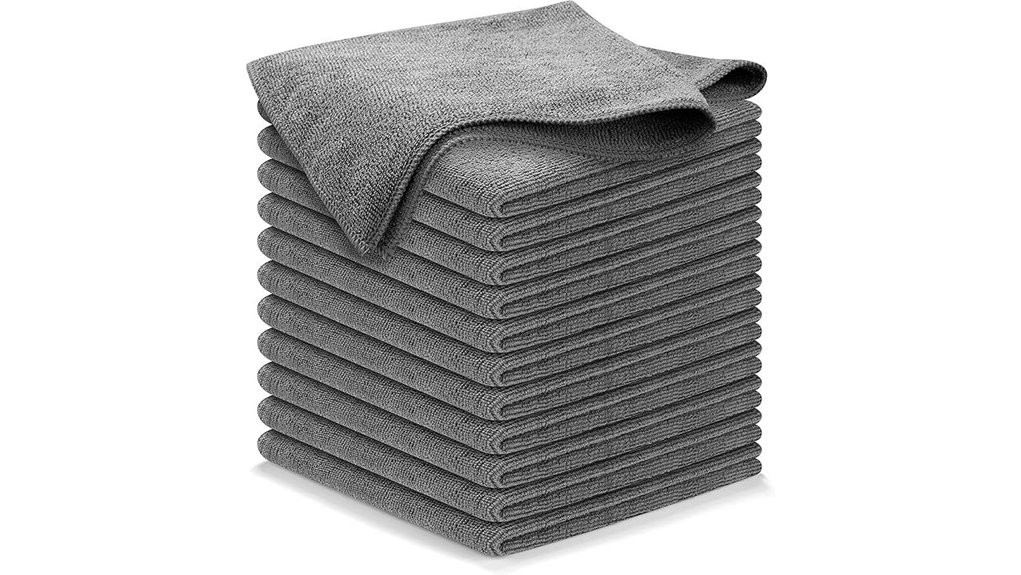 usanooks twelve pack grey microfiber