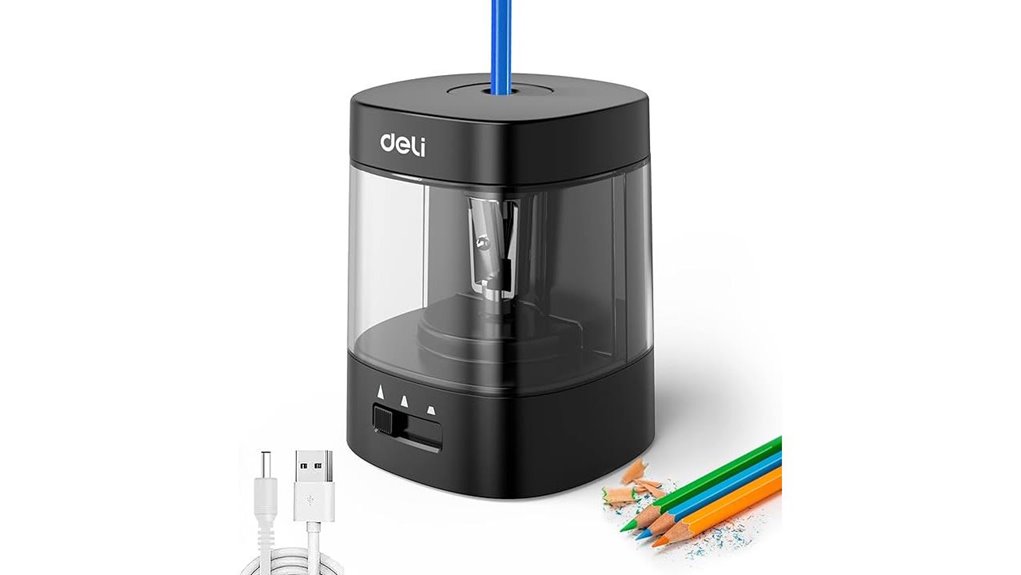 usb battery automatic pencil sharpener