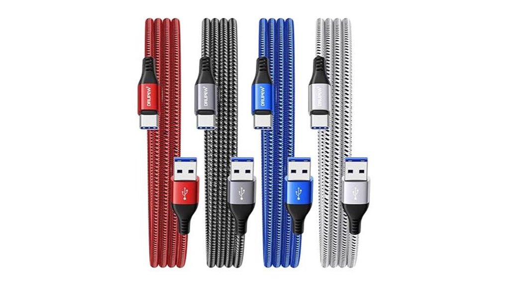 usb c 3a nylon braided cable