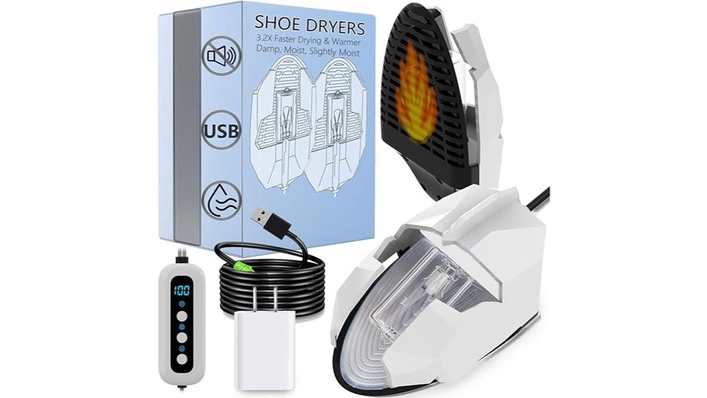usb portable shoe dryer