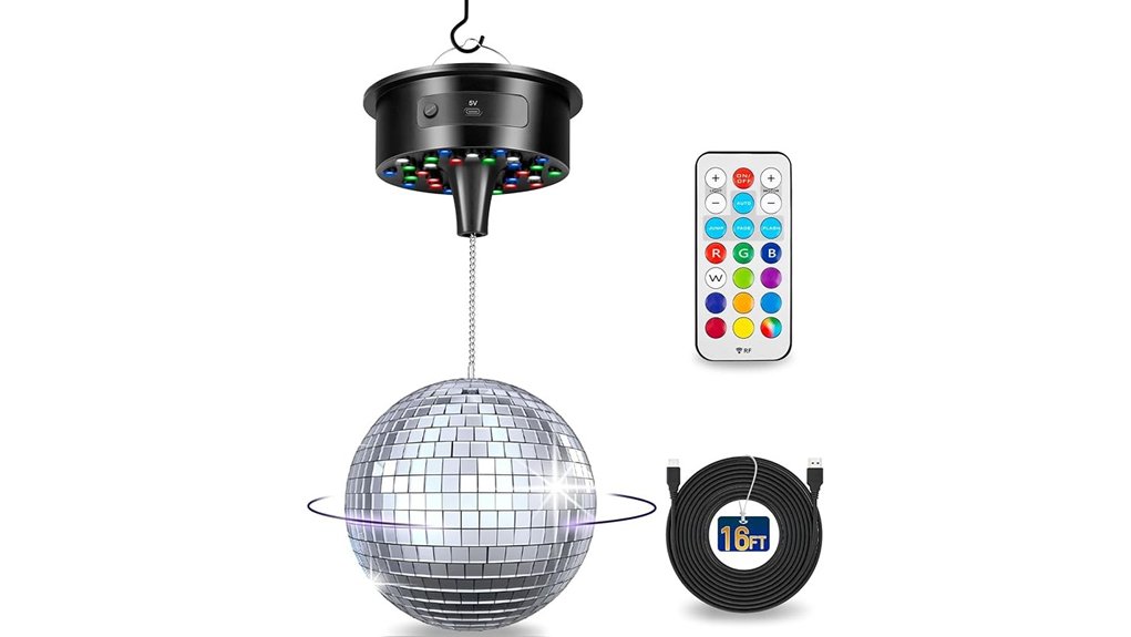 usb powered motorized disco ball