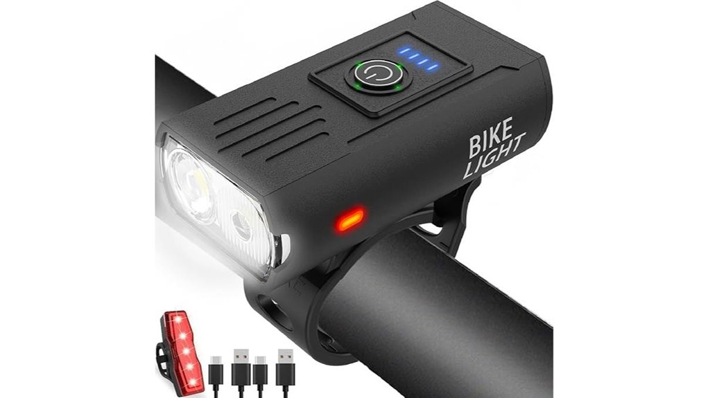 usb rechargeable bike lights