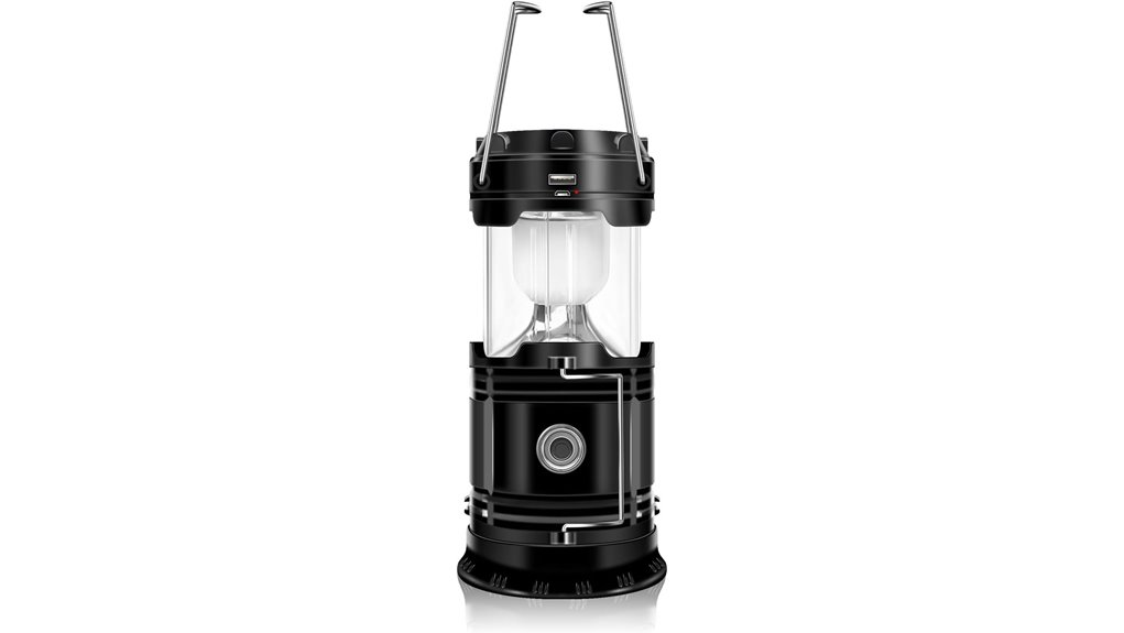 usb rechargeable collapsible solar lantern