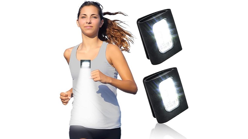 usb rechargeable led jogging lights