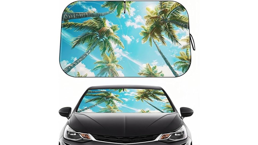 uv blocking windshield sunshade