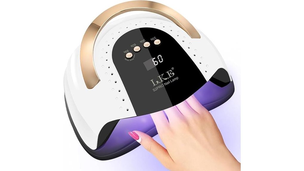 uv led nail lamp with sensor