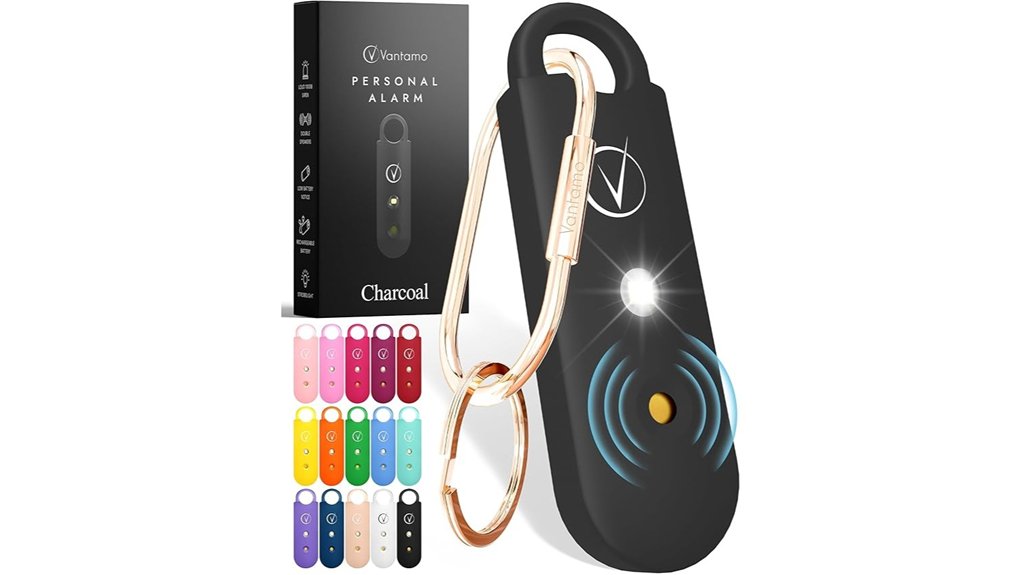 vantamo rechargeable 130db keychain