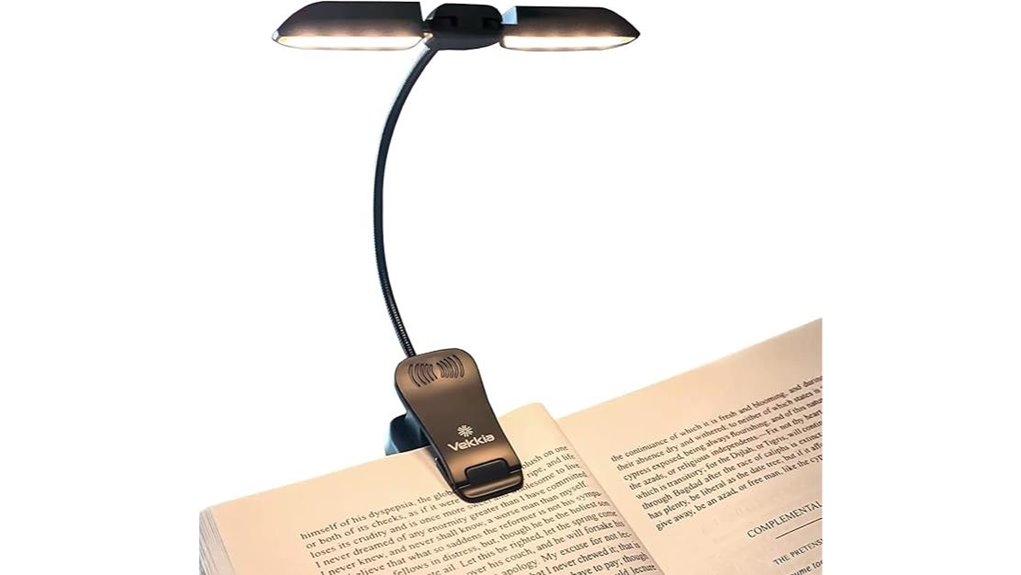 vekkia rechargeable clip on light