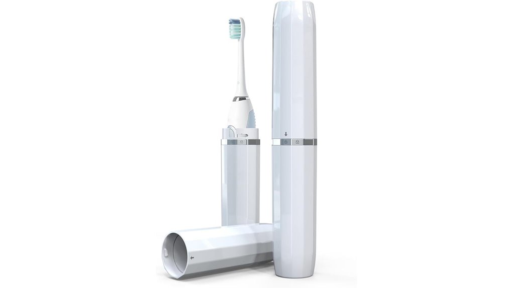 ventilated electric toothbrush travel case