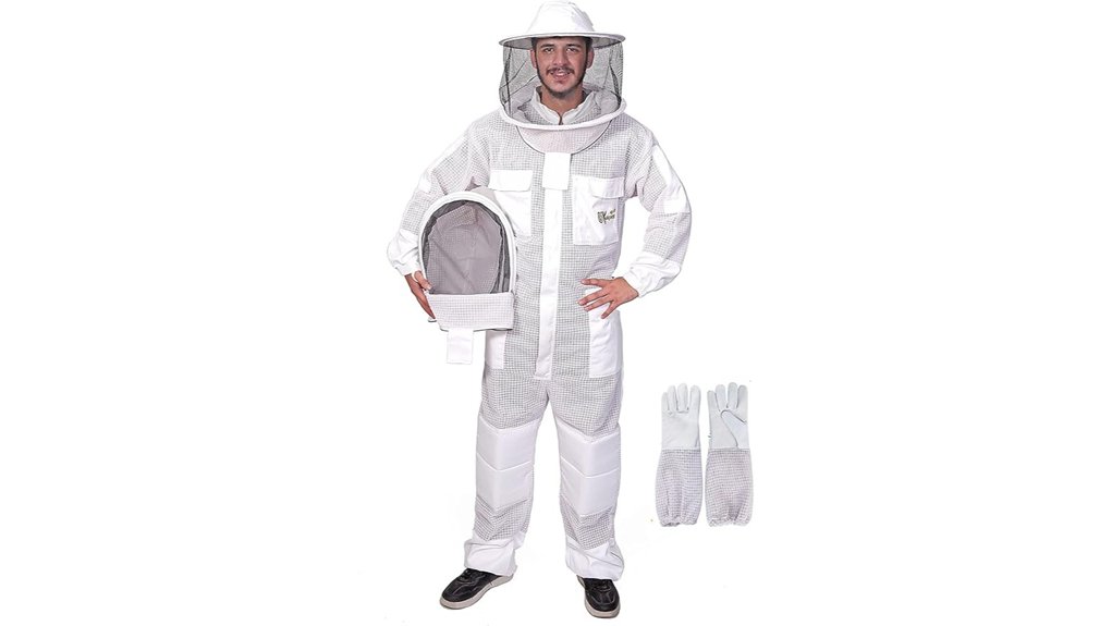 ventilated three layer bee suit