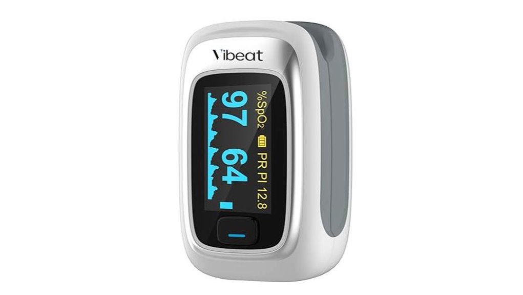 vibeat fingertip pulse oximeter