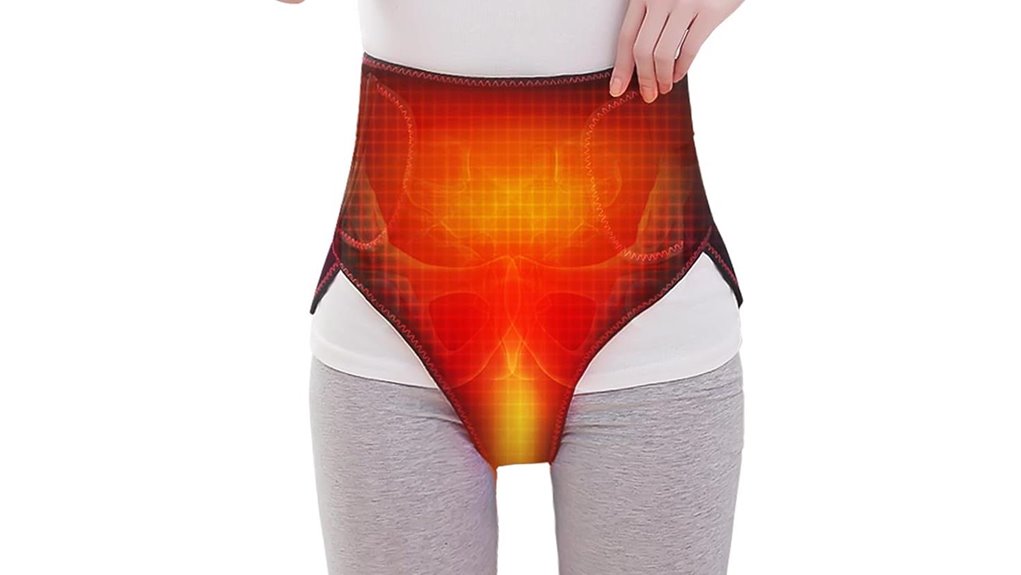 vibrating menstrual cramp heating pad