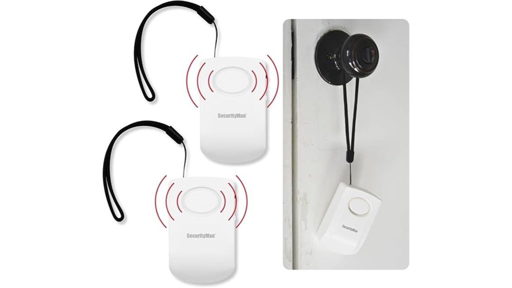 vibration door handle alarms