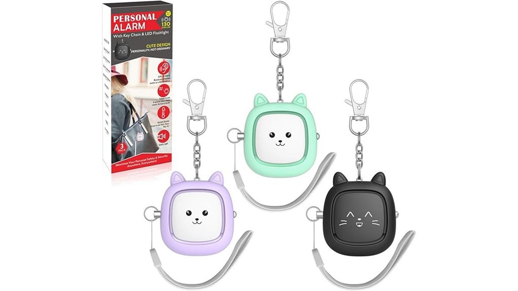 vigoroad three pack personal alarm