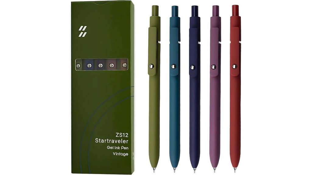 vintage 0 5mm black gel pens