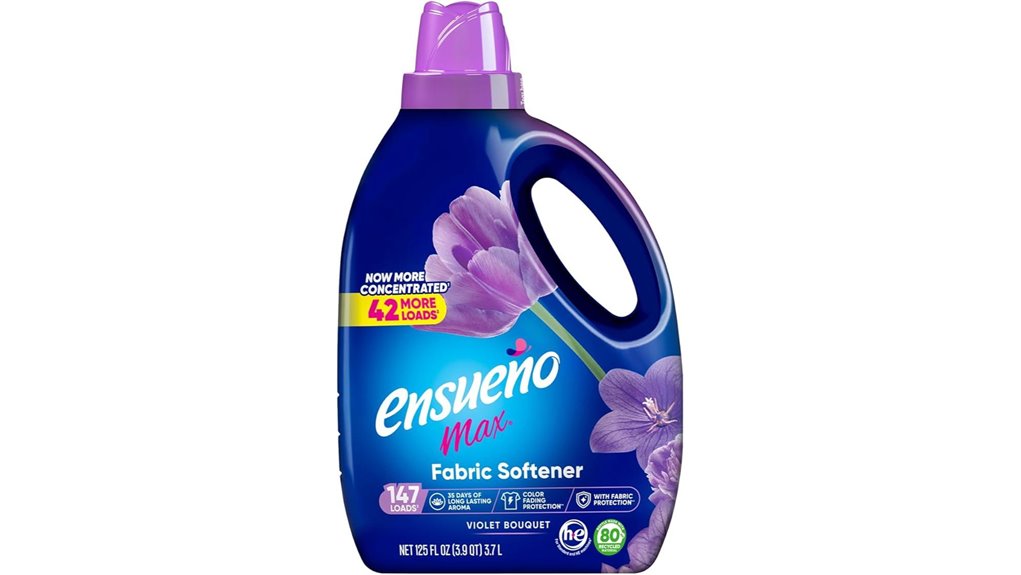 violet scented liquid fabric softener