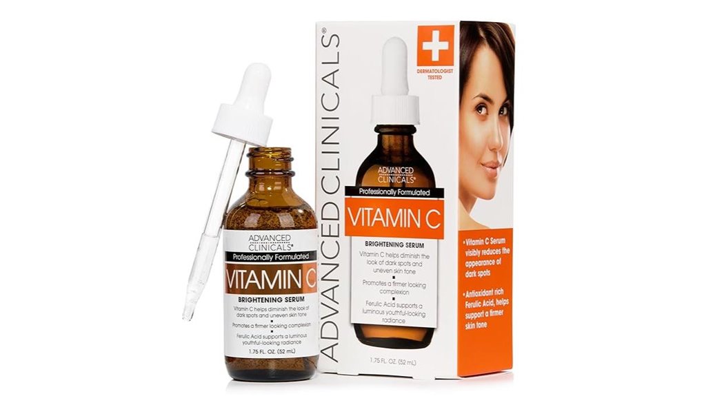 vitamin c brightening facial serum