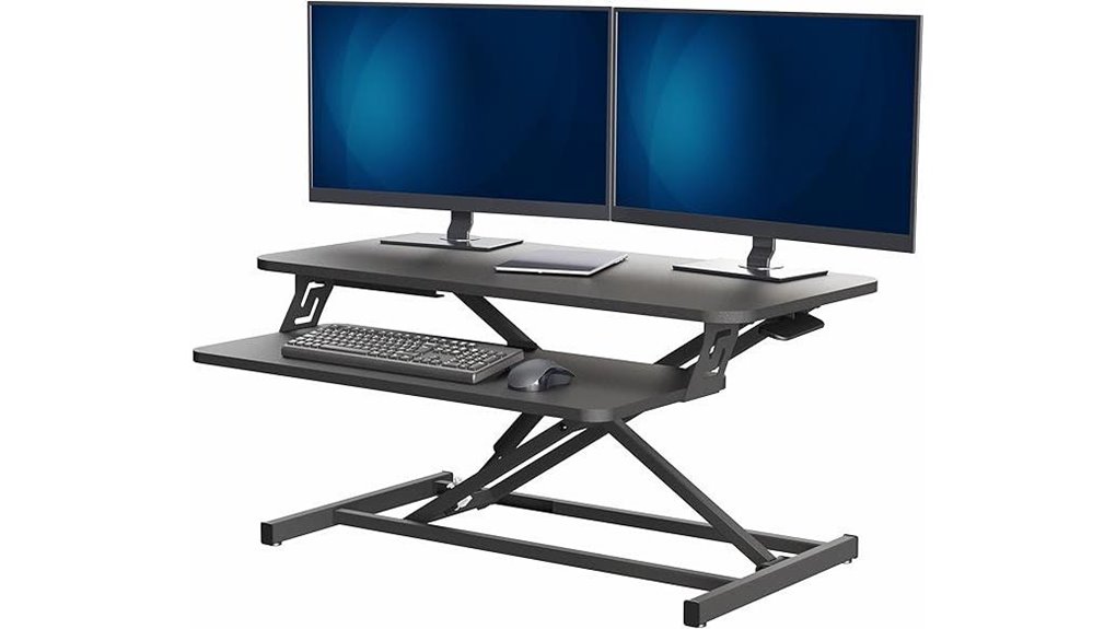 vivo 32 inch height adjustable desk