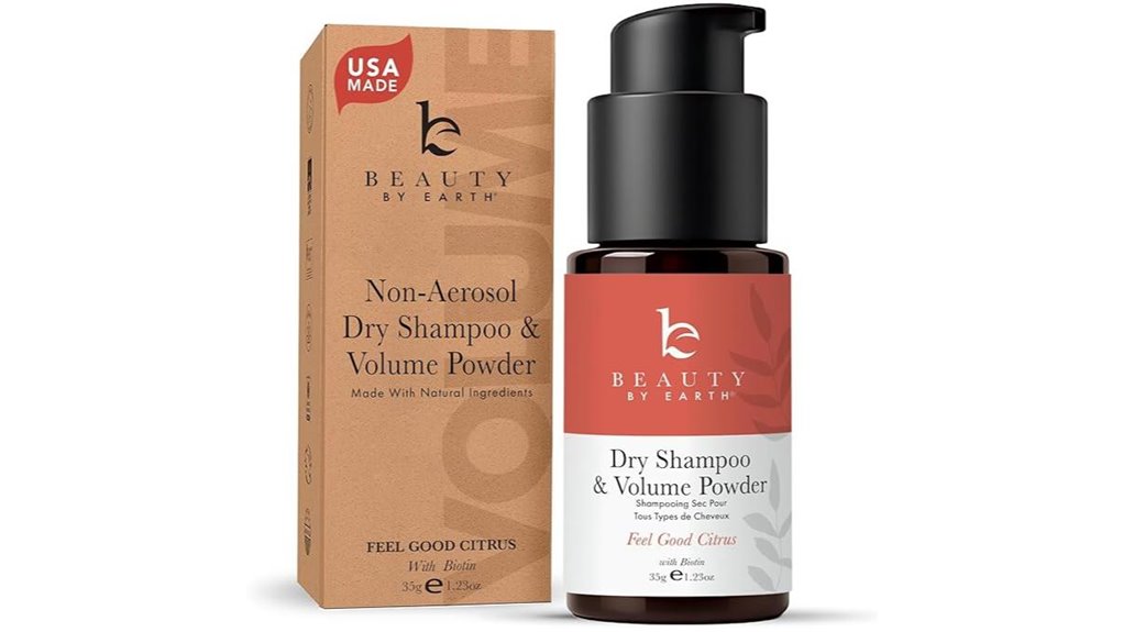volumizing non aerosol dry shampoo