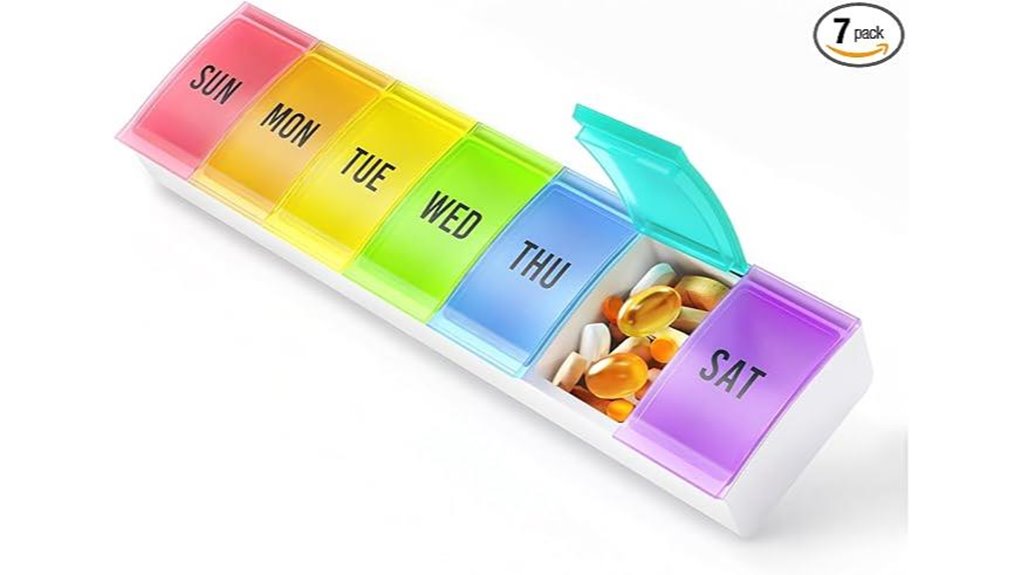 vvm seven day easy open organizer