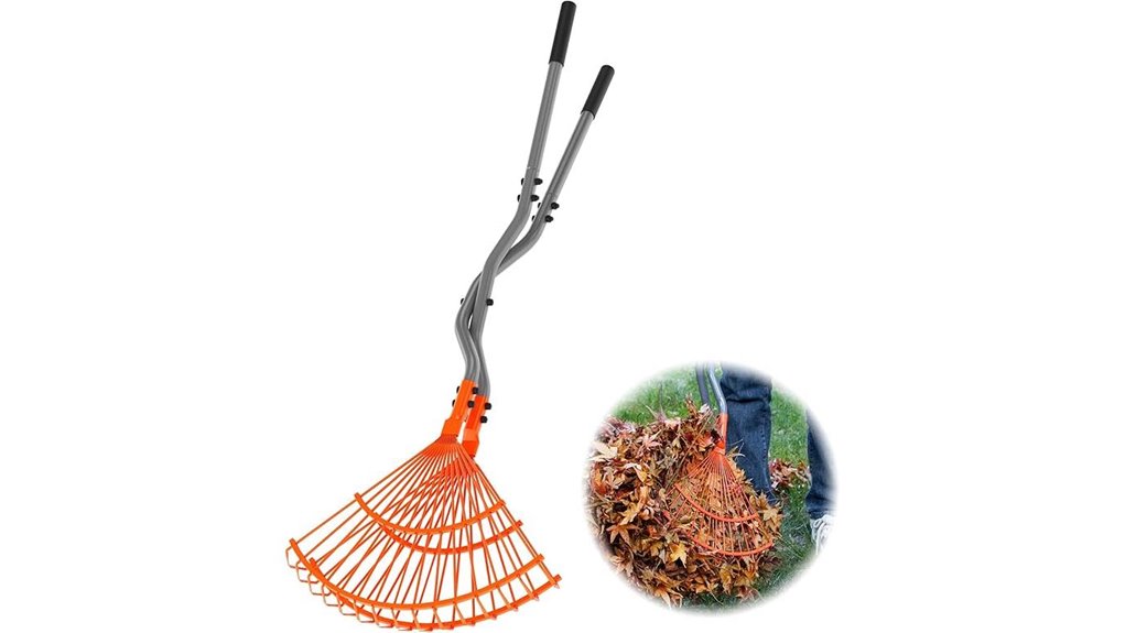walensee heavy duty leaf rake