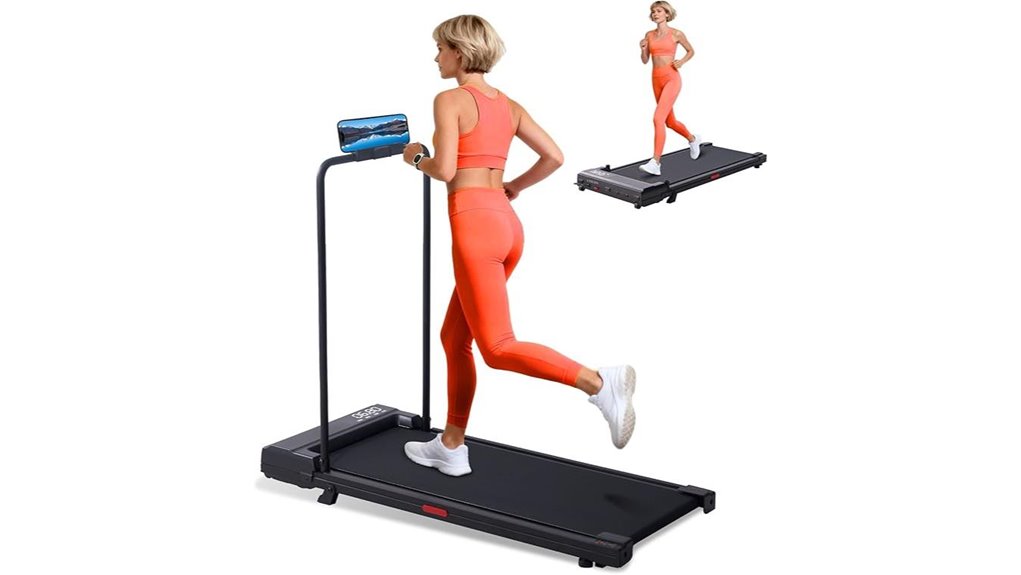 walking treadmill with handlebar