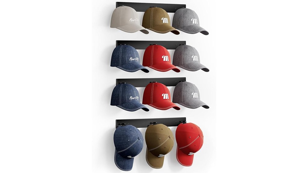 wall mounted hat rack pack