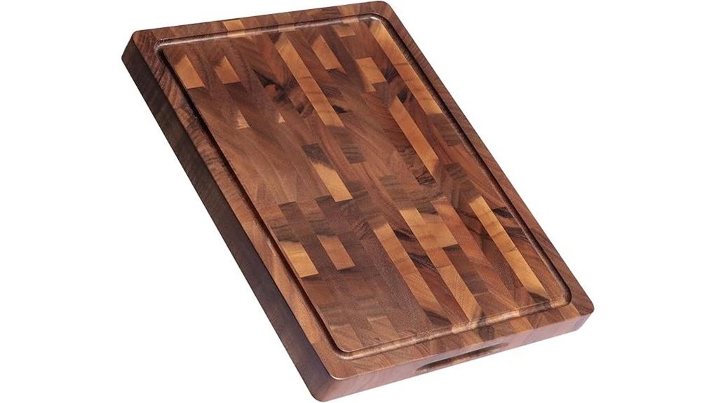 walnut double sided end grain cuttingboard