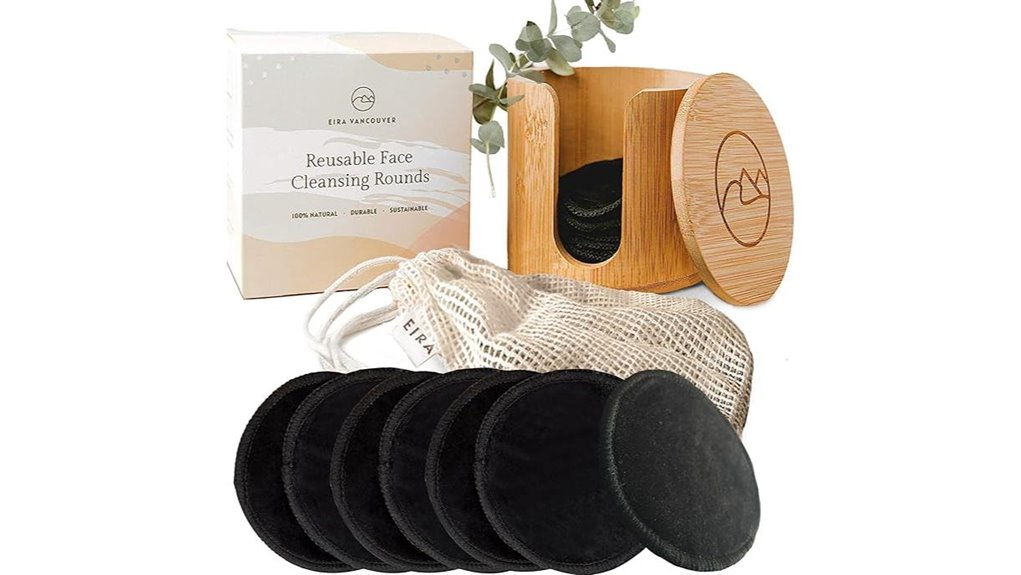 washable bamboo makeup pads