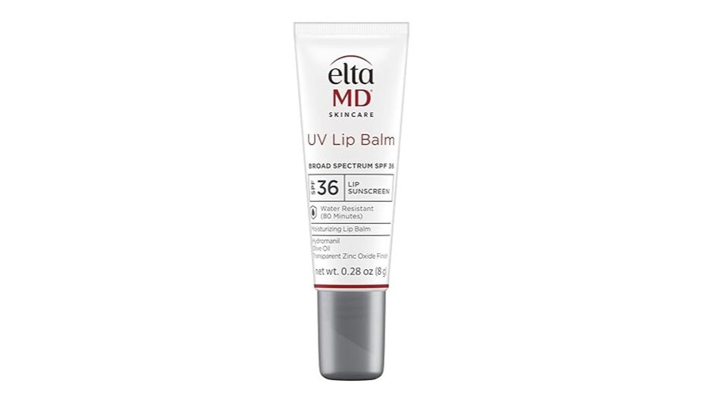 water resistant lip sunscreen balm