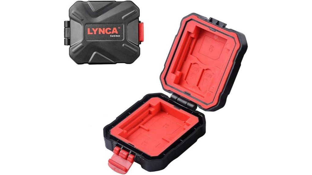 water resistant memory card case
