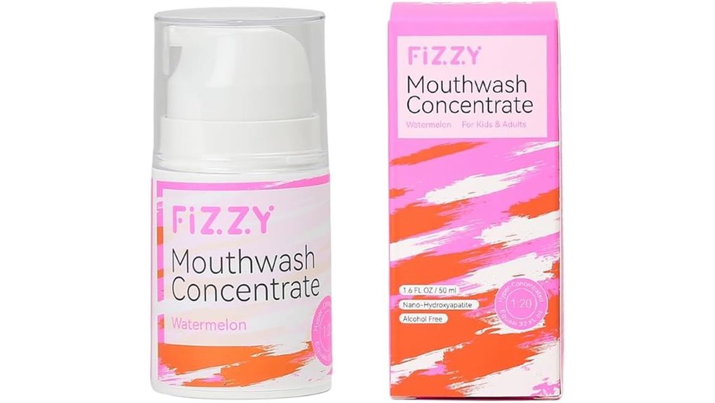 watermelon fizzy nano mouthwash