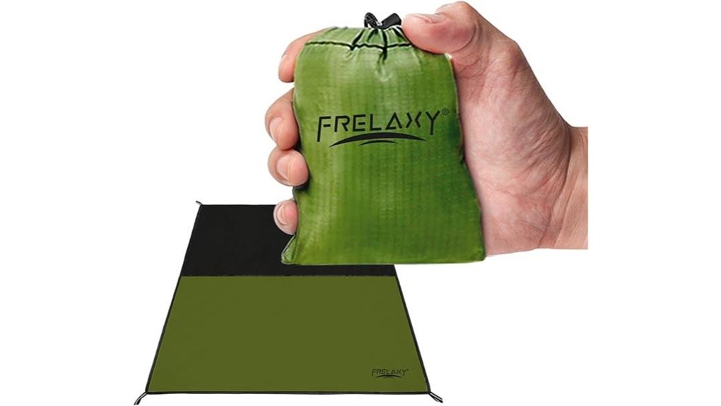 waterproof army green pocket blanket