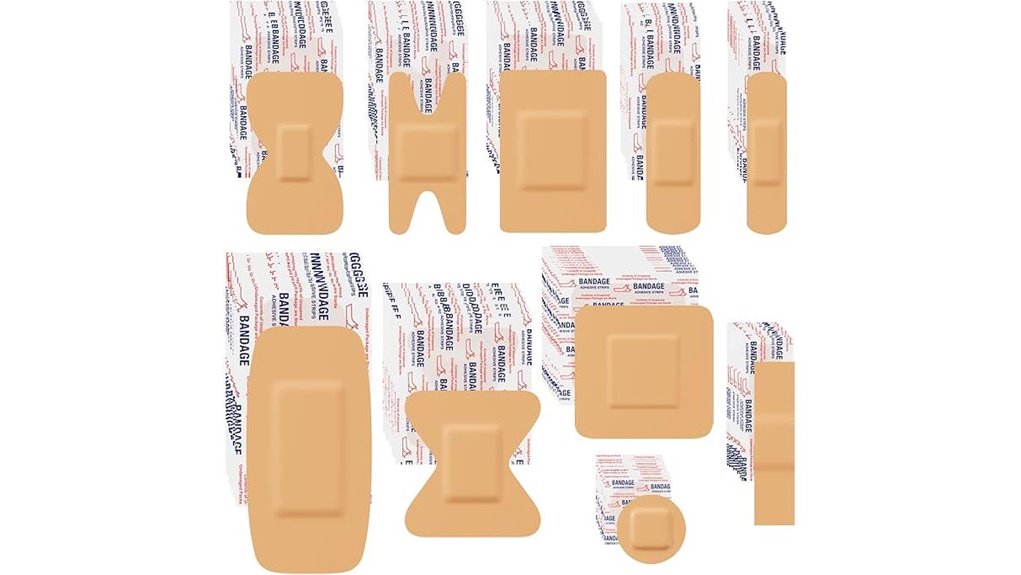 waterproof assorted adhesive bandages