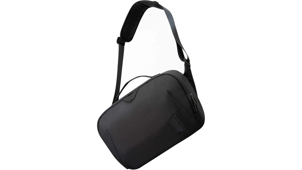 waterproof black dslr crossbody bag