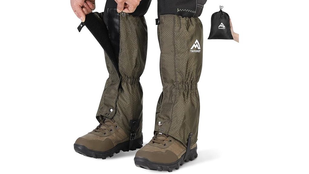 waterproof breathable hiking gaiters