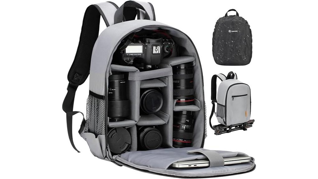 waterproof camera backpack with laptop