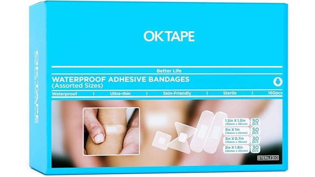 waterproof clear adhesive bandages