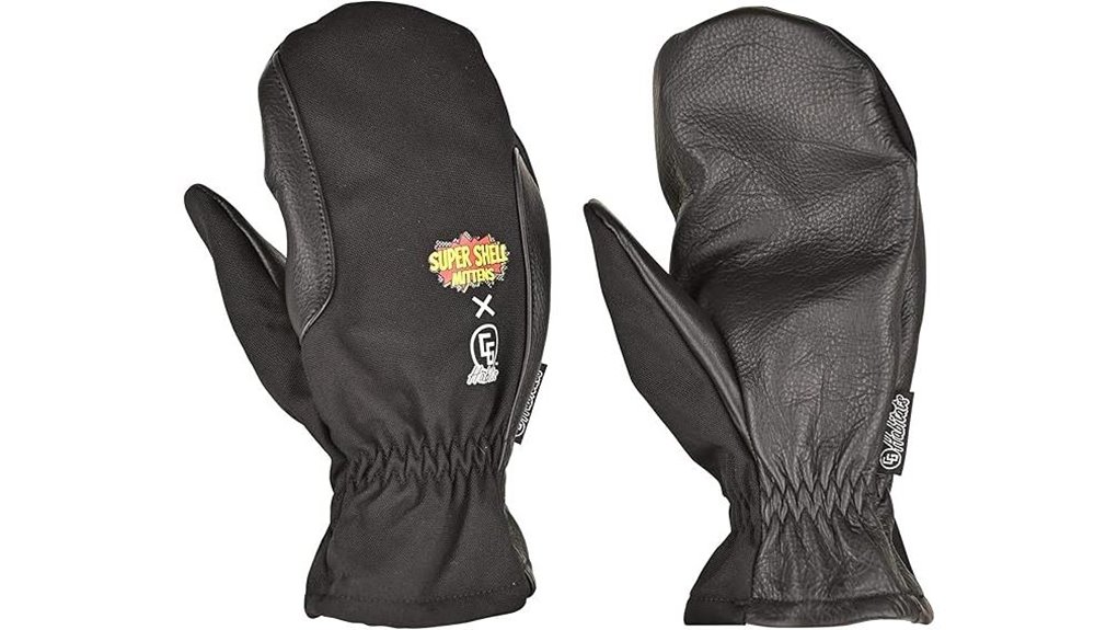 waterproof cowhide palm mitten