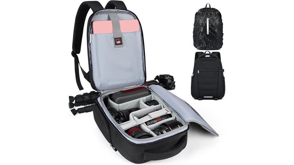 waterproof dslr backpack with laptop