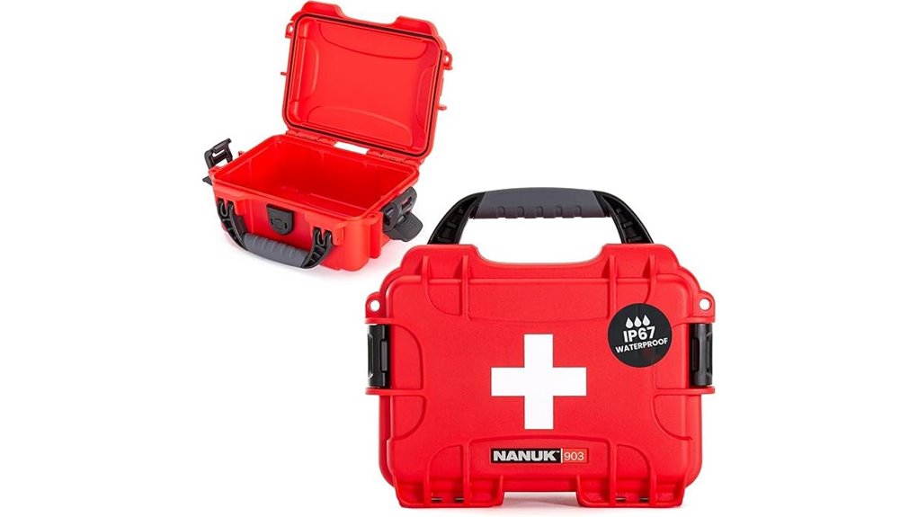 waterproof empty first aid box