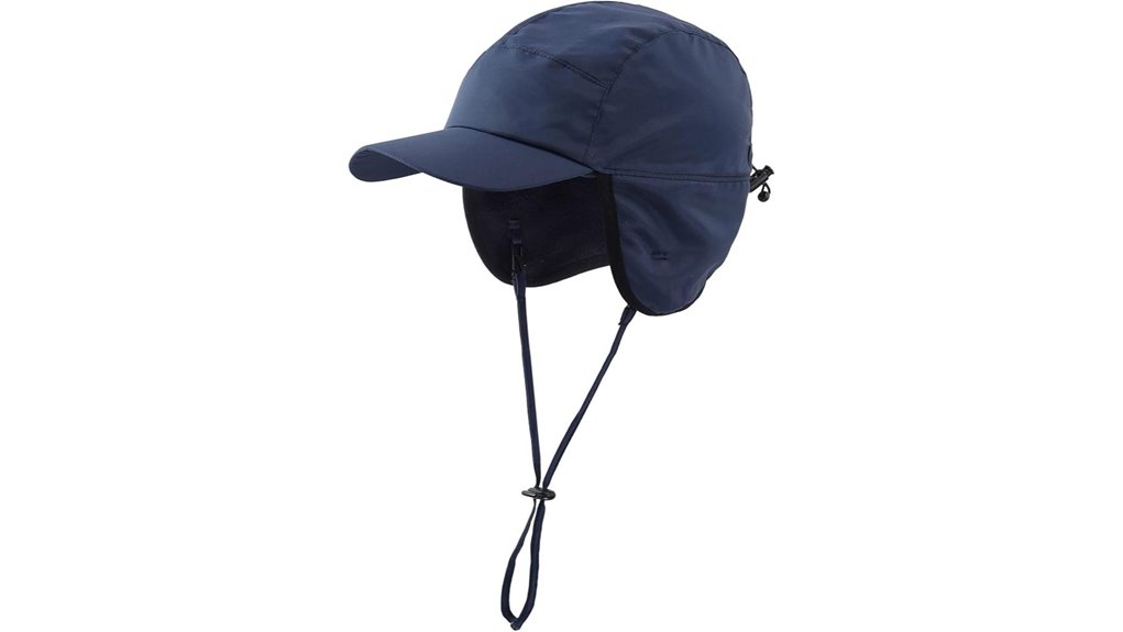 waterproof fleece lined trapper hat