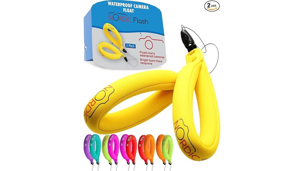 waterproof floating camera straps