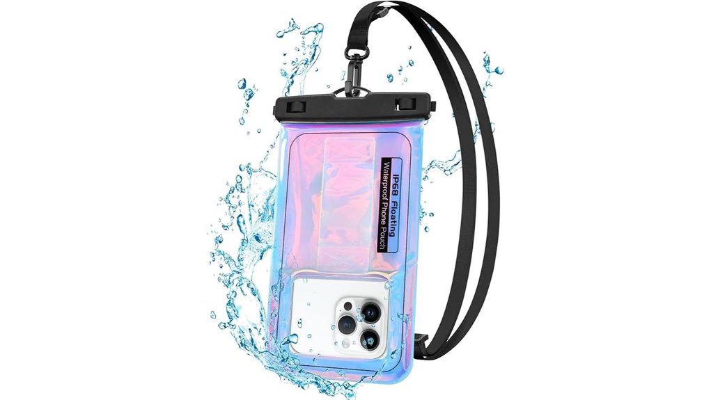 waterproof floating phone pouch