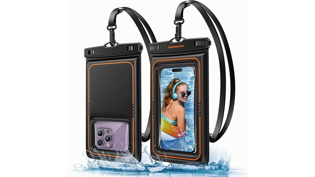 waterproof floating phone pouch